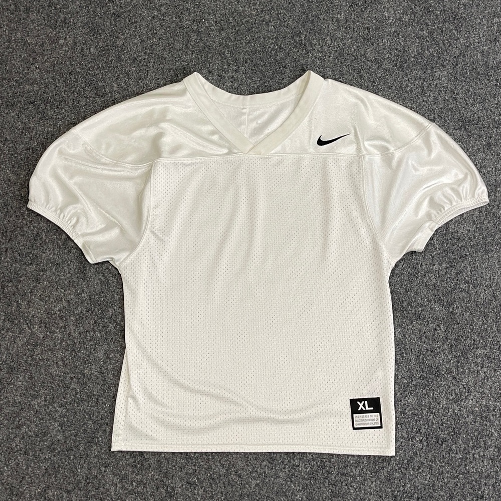 * Nike Championship Athletes White Football Jersey Sz XL